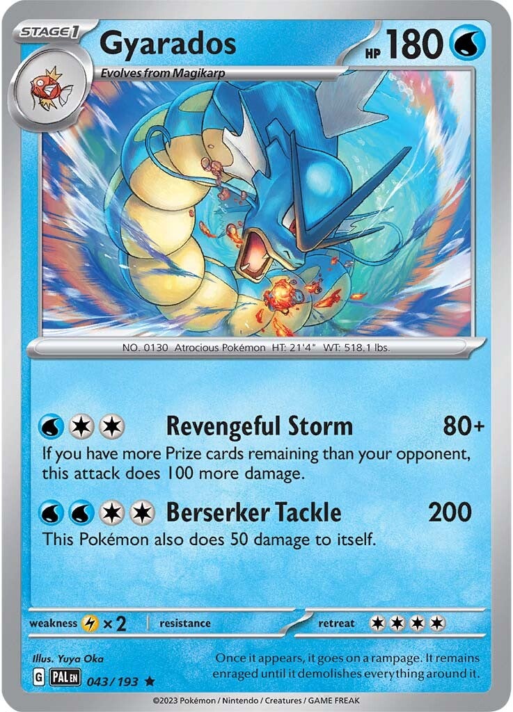 Gyarados (043/193) [Scarlet & Violet: Paldea Evolved] | Card Citadel