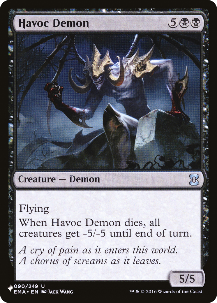 Havoc Demon [The List] | Card Citadel