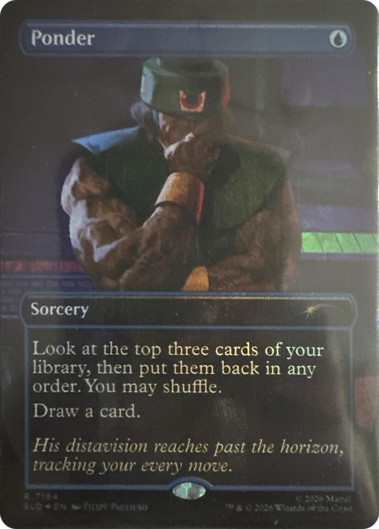 Ponder (7184) [Secret Lair Drop Series] | Card Citadel