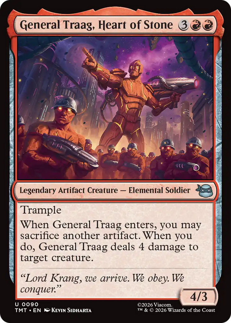 General Traag, Heart of Stone [Teenage Mutant Ninja Turtles] | Card Citadel