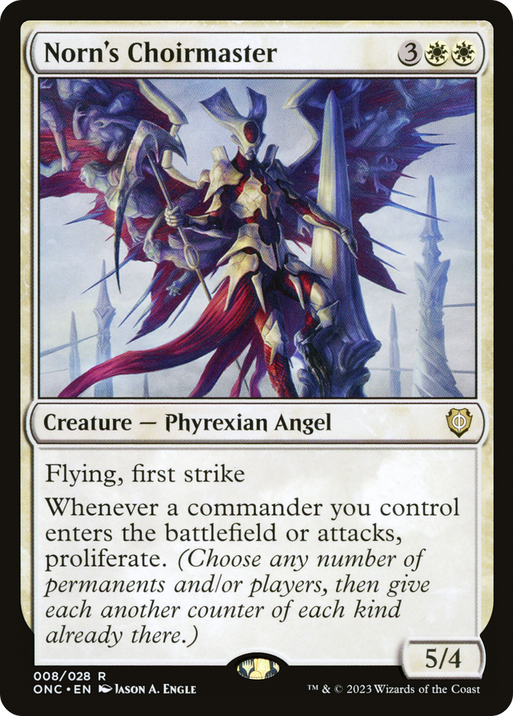 Norn's Choirmaster [Phyrexia: All Will Be One Commander] | Card Citadel