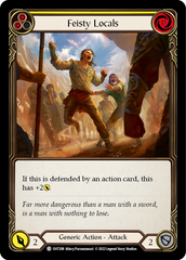 Feisty Locals (Yellow) [OUT208] (Outsiders)  Rainbow Foil | Card Citadel