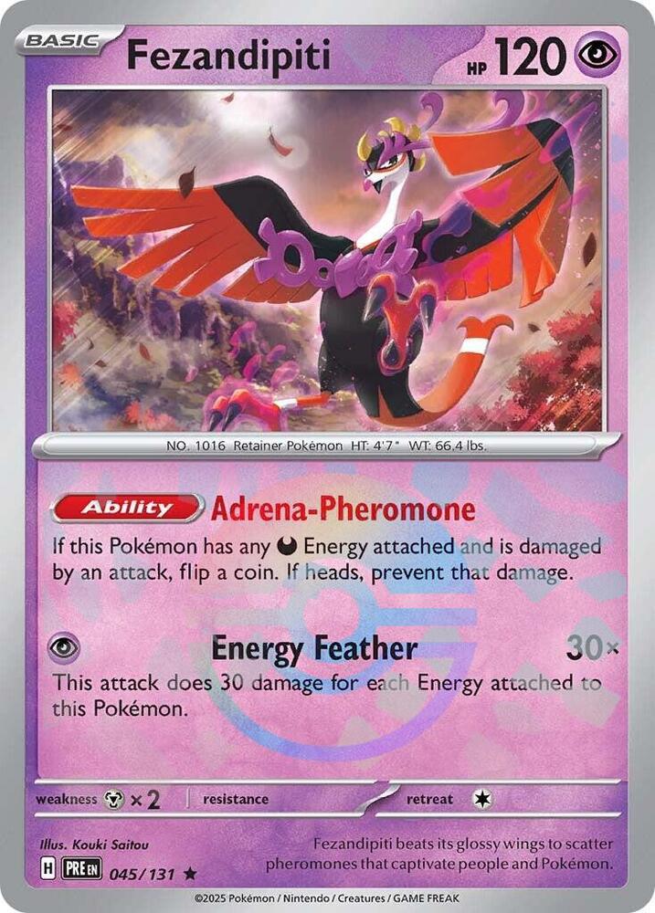 Fezandipiti (045/131) (Poke Ball Pattern) [Scarlet & Violet: Prismatic Evolutions] | Card Citadel