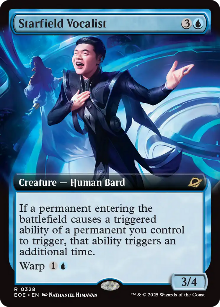 Starfield Vocalist (Extended Art) [Edge of Eternities] | Card Citadel