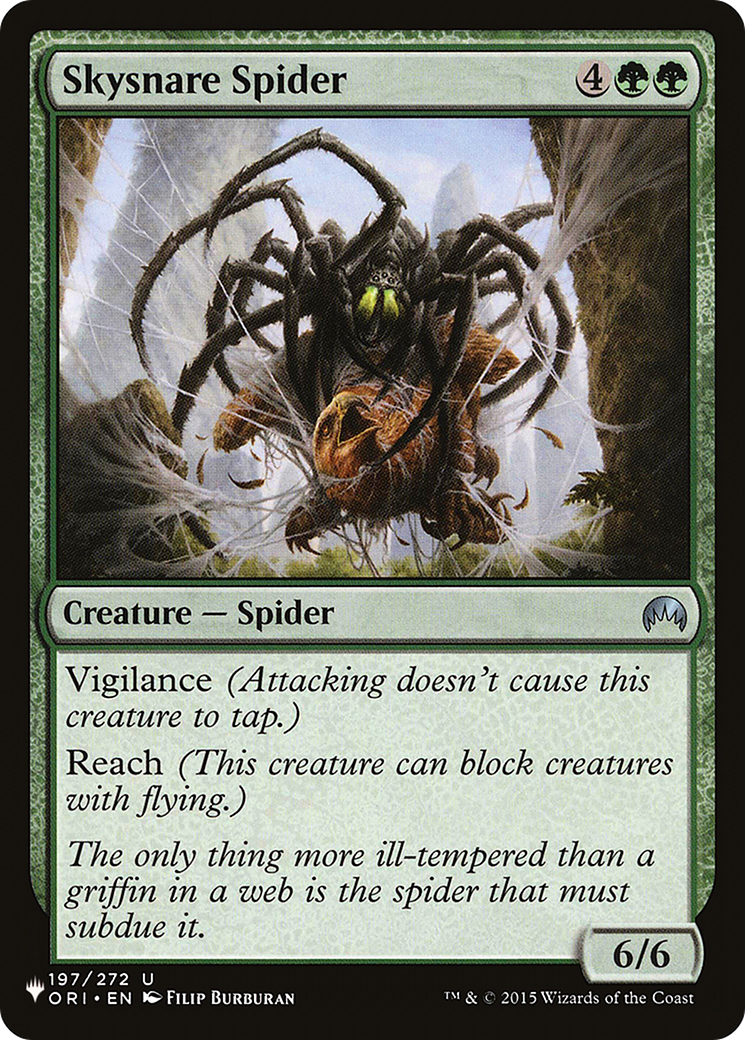 Skysnare Spider [The List Reprints] | Card Citadel