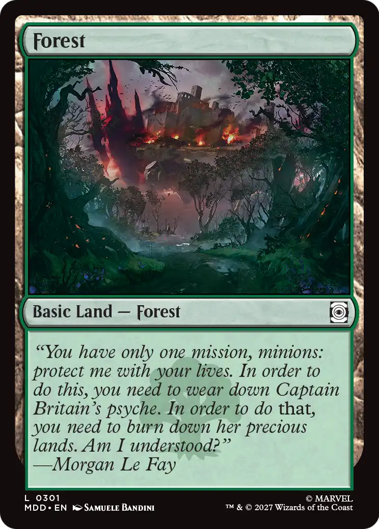 Forest (0301) [Marvel: Darkhold Destiny] | Card Citadel