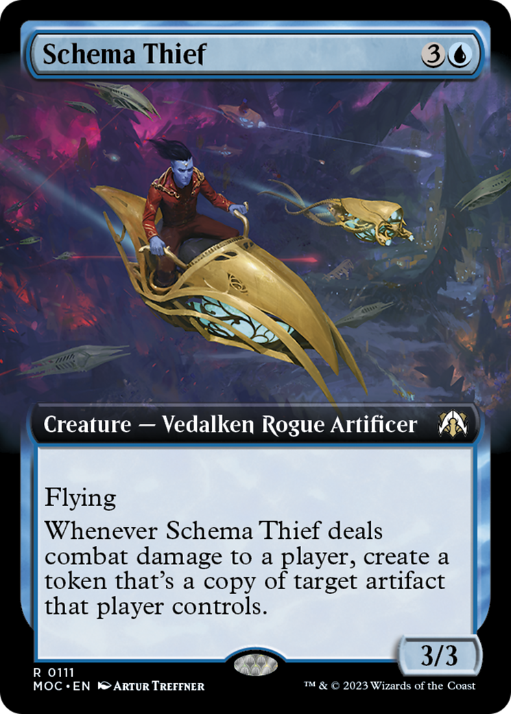 Schema Thief (Extended Art) [March of the Machine Commander] | Card Citadel