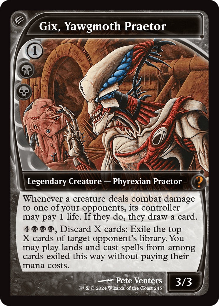 Gix, Yawgmoth Praetor (Future Sight) [Mystery Booster 2] | Card Citadel