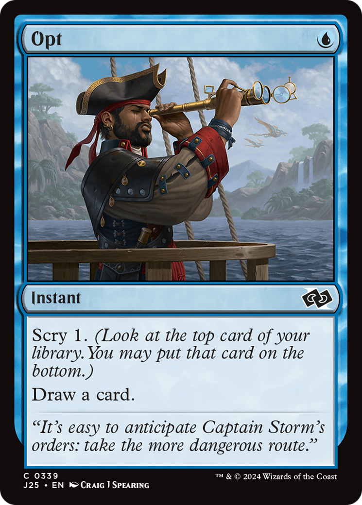 Opt [Foundations Jumpstart] | Card Citadel