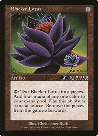 Blacker Lotus (Oversized) [Oversize Cards] | Card Citadel