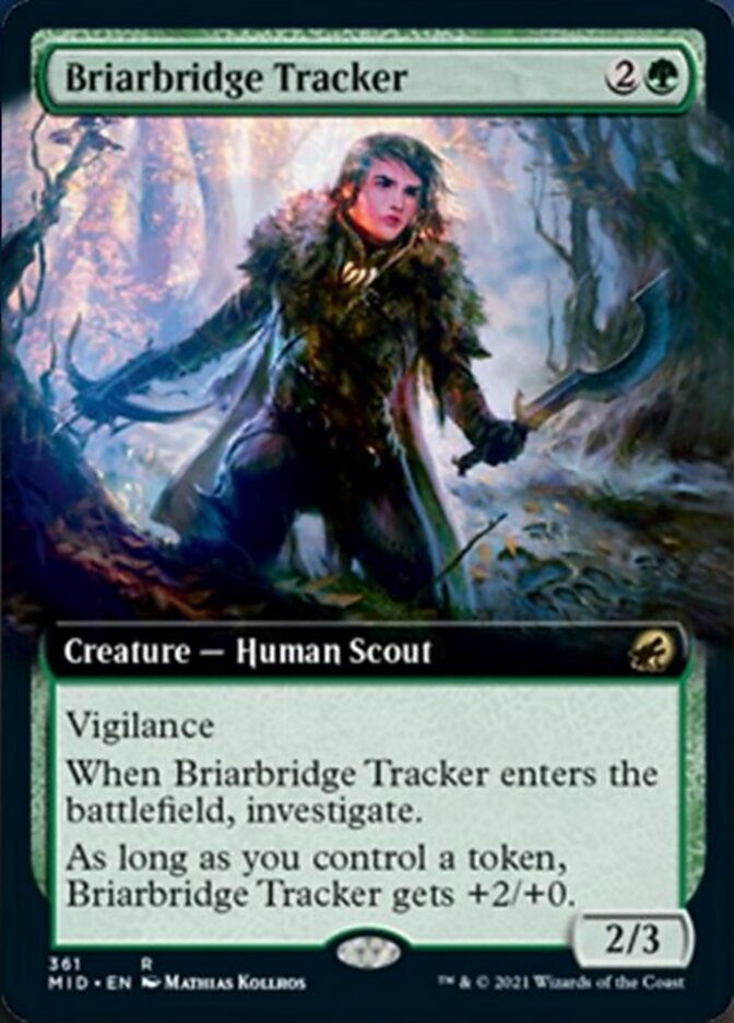 Briarbridge Tracker (Extended Art) [Innistrad: Midnight Hunt] | Card Citadel