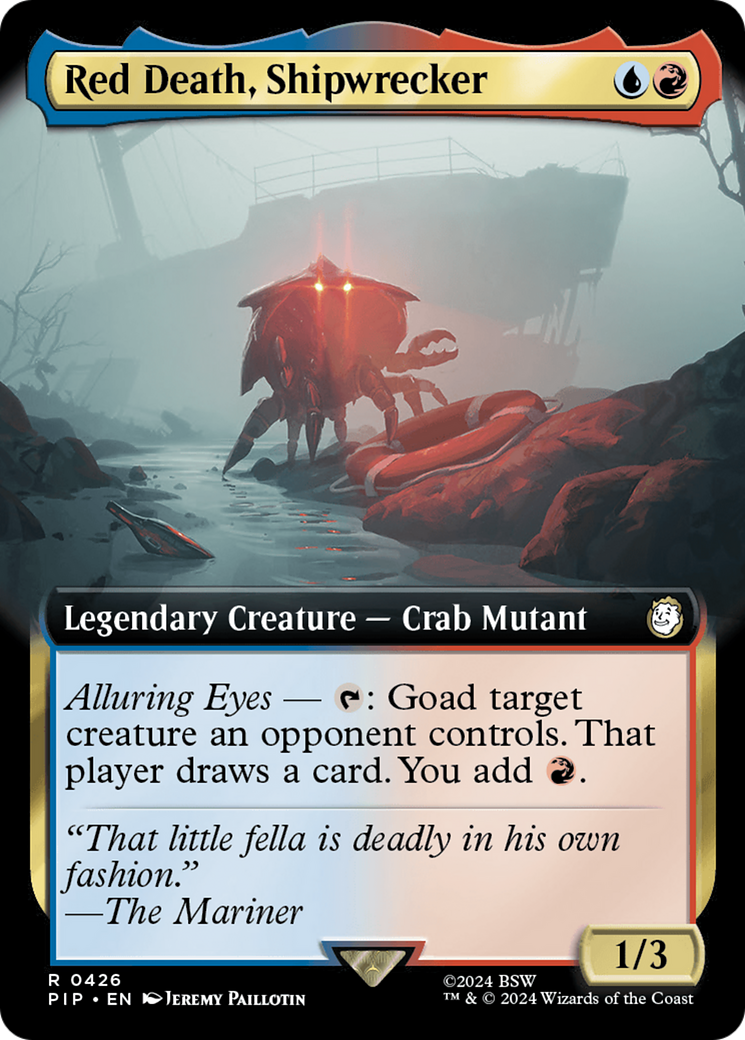 Red Death, Shipwrecker (Extended Art) [Fallout] | Card Citadel