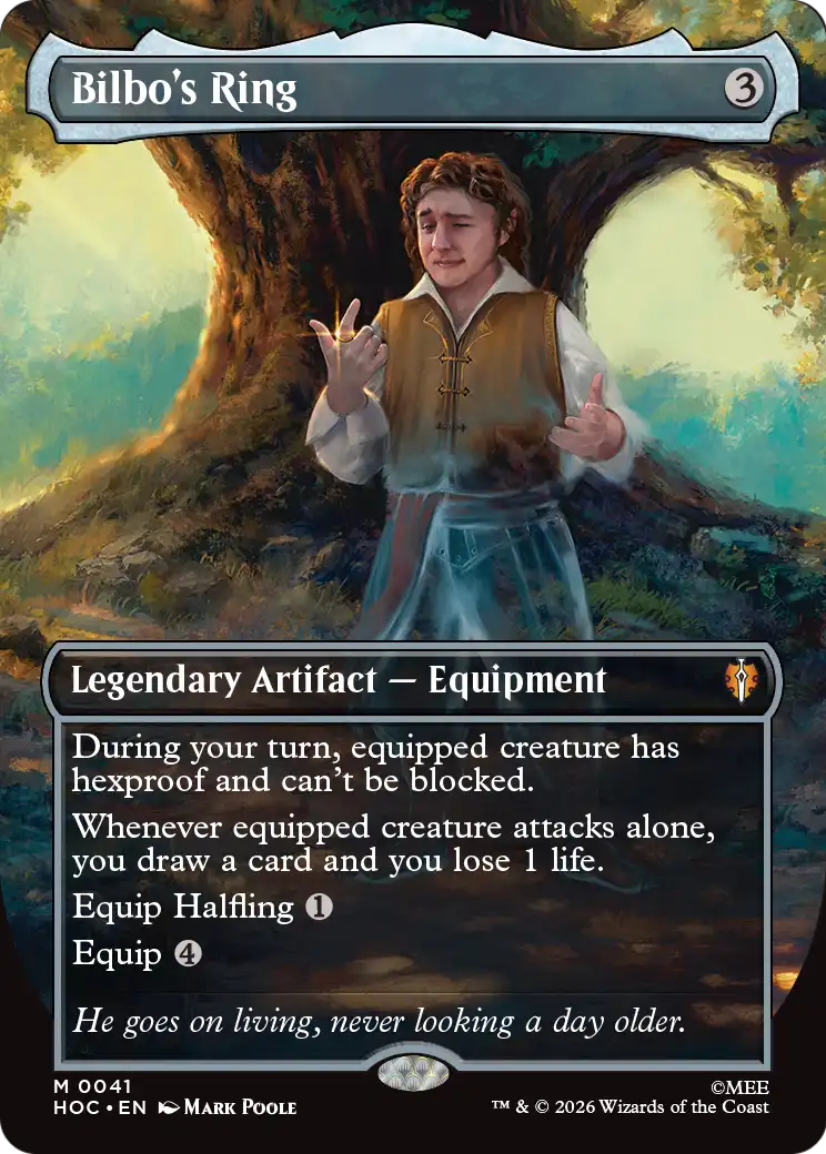 Bilbo's Ring (Borderless) [The Hobbit: Eternal-Legal] | Card Citadel