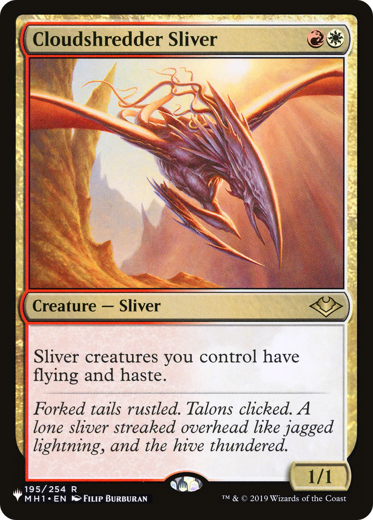 Cloudshredder Sliver (MH1) [The List] | Card Citadel