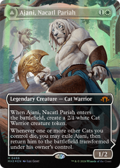 Ajani, Nacatl Pariah // Ajani, Nacatl Avenger (Borderless) (Textured Foil) [Modern Horizons 3] | Card Citadel