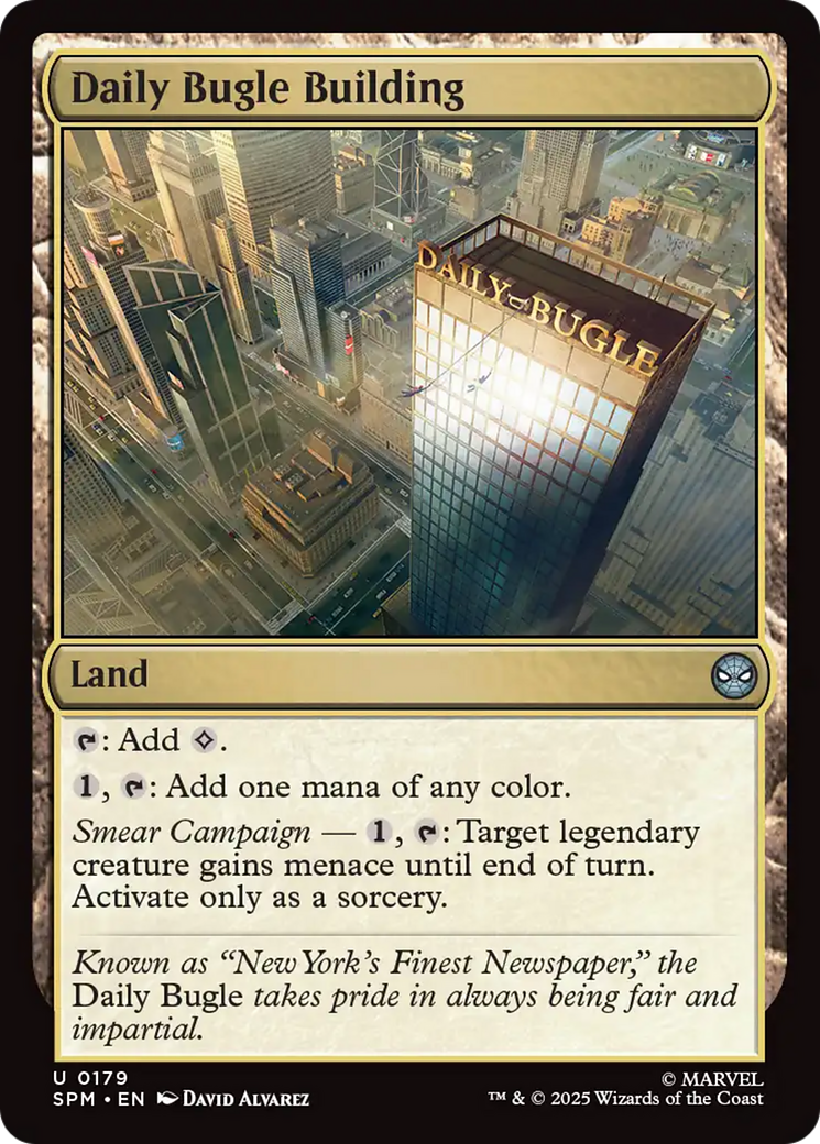 Daily Bugle Building [Marvel's Spider-Man] | Card Citadel