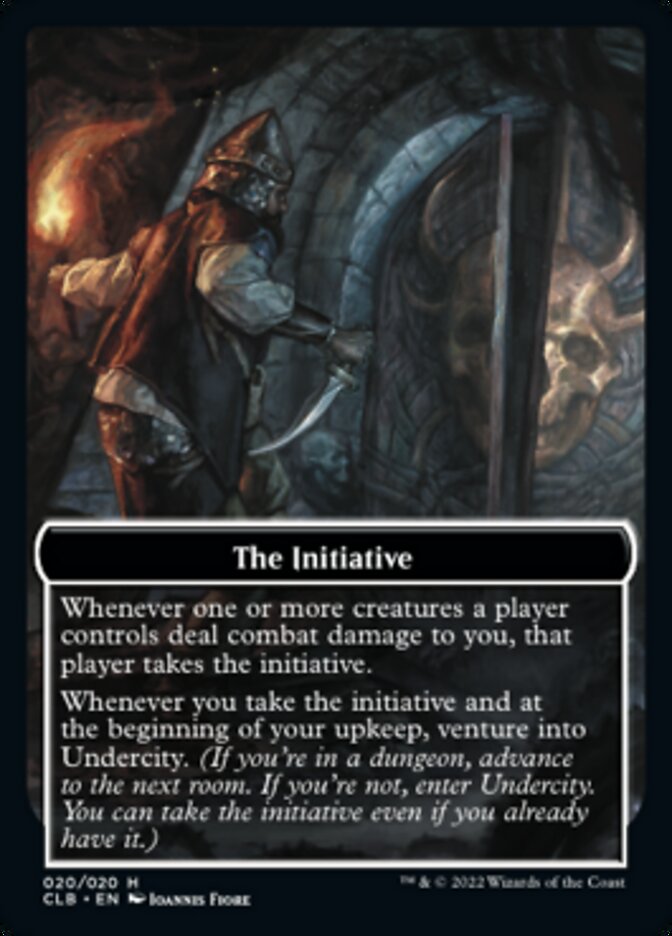 The Initiative // Undercity Double-Sided Token [Commander Legends: Battle for Baldur's Gate Tokens] | Card Citadel