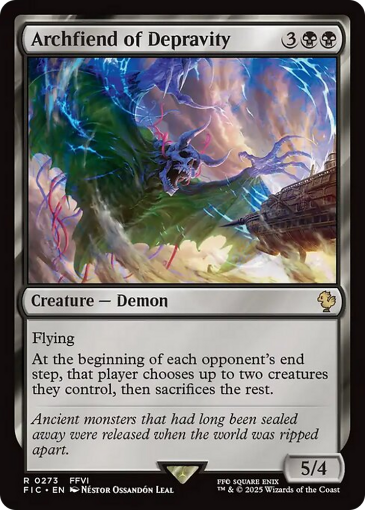 Archfiend of Depravity [FINAL FANTASY Commander] | Card Citadel