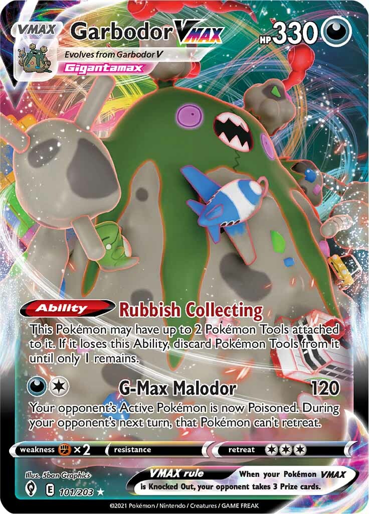 Garbodor VMAX (101/203) [Sword & Shield: Evolving Skies] | Card Citadel
