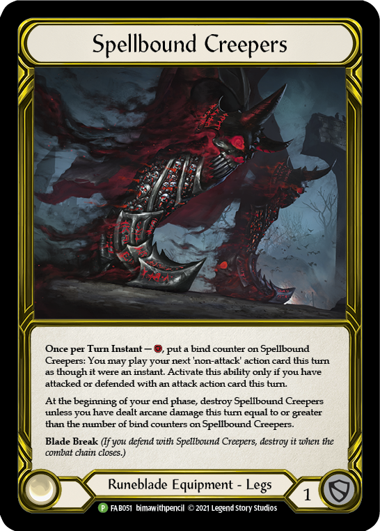 Spellbound Creepers (Golden) [FAB051] (Promo)  Cold Foil | Card Citadel