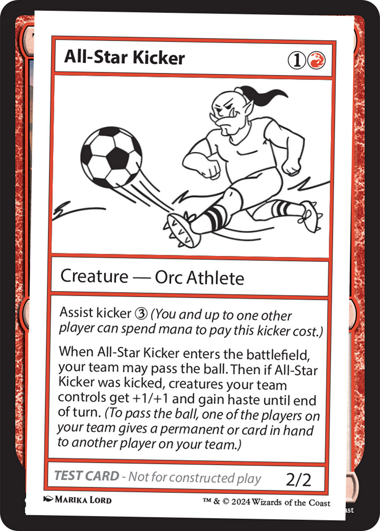 All-Star Kicker [Mystery Booster 2 Playtest Cards] | Card Citadel