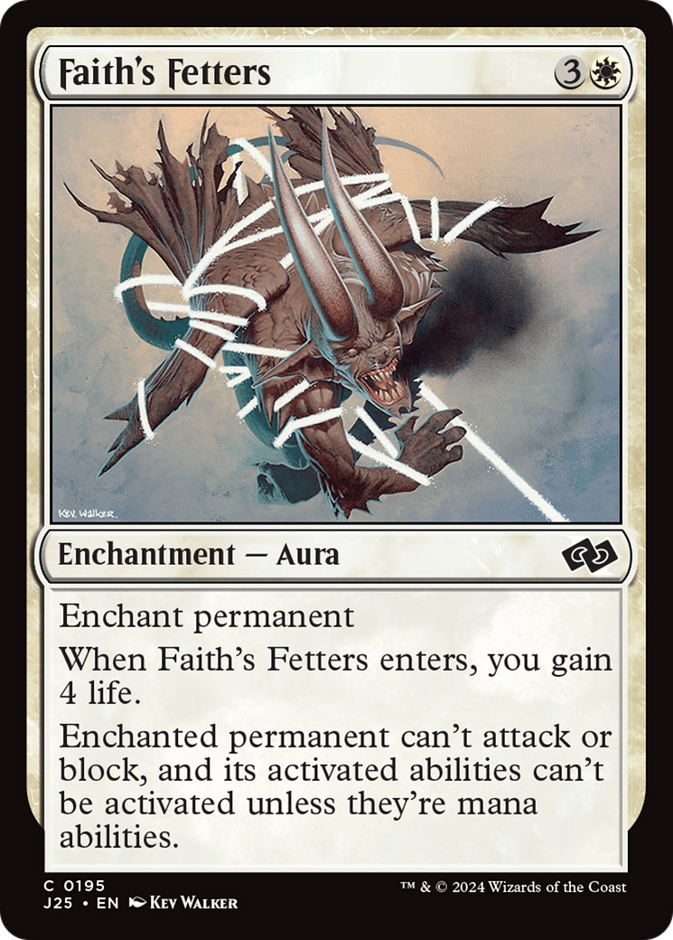 Faith's Fetters [Foundations Jumpstart] | Card Citadel