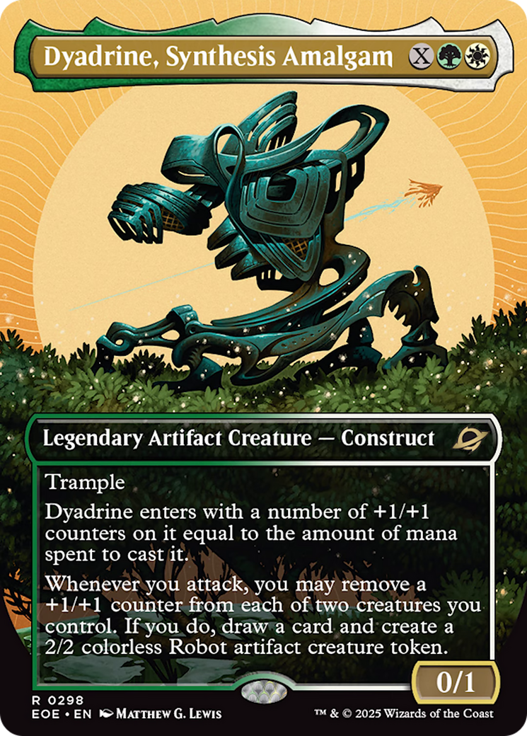 Dyadrine, Synthesis Amalgam (Borderless) [Edge of Eternities] | Card Citadel