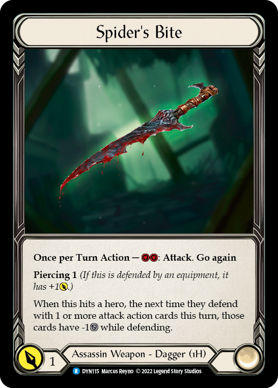 Spider's Bite [DYN115] (Dynasty)  Rainbow Foil | Card Citadel