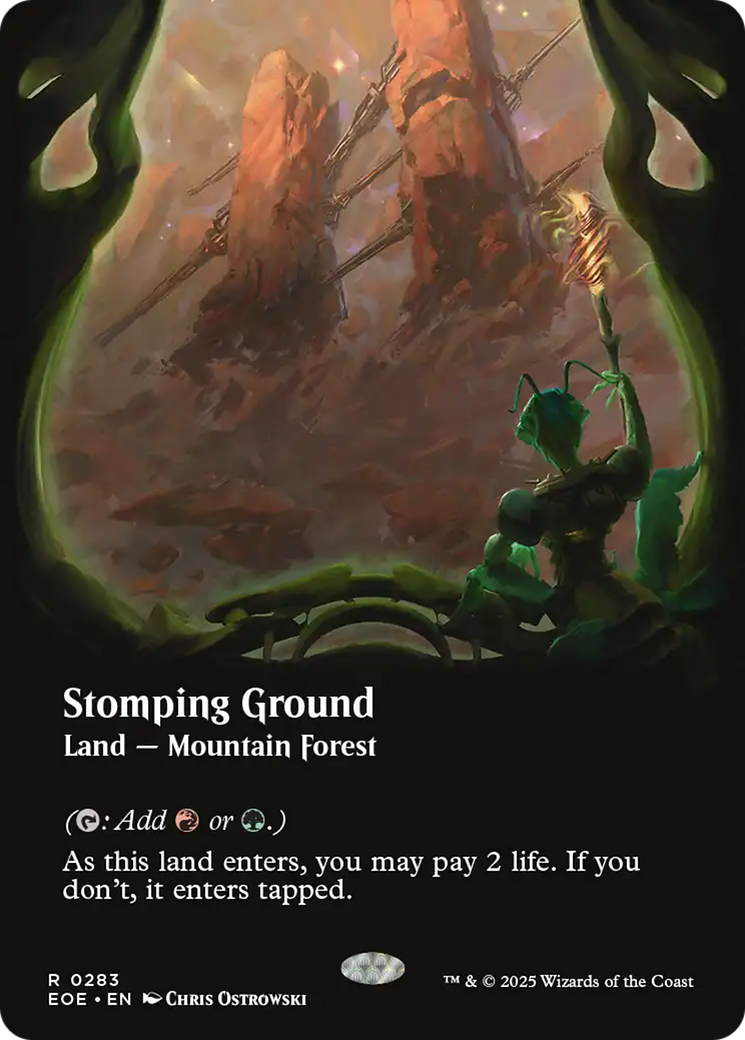 Stomping Ground (Borderless) [Edge of Eternities] | Card Citadel