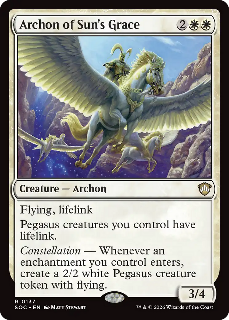 Archon of Sun's Grace [Secrets of Strixhaven Commander] | Card Citadel