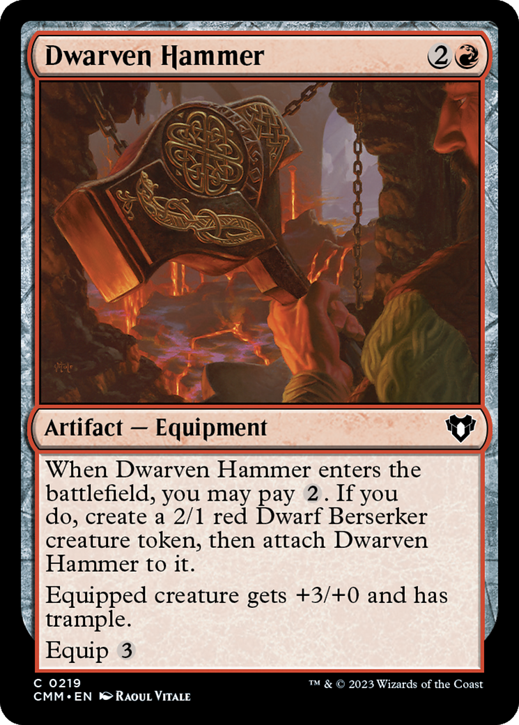 Dwarven Hammer [Commander Masters] | Card Citadel