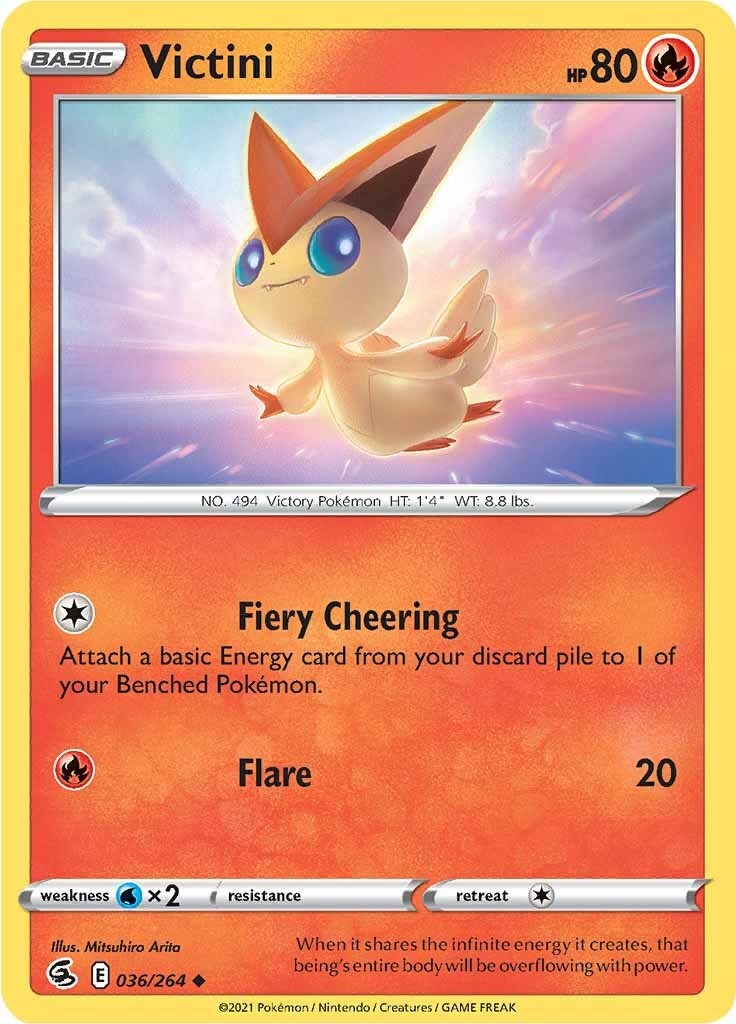 Victini (036/264) [Sword & Shield: Fusion Strike] | Card Citadel