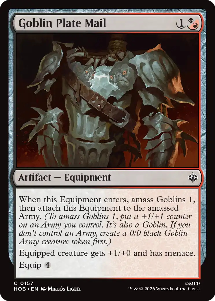 Goblin Plate Mail [The Hobbit] | Card Citadel