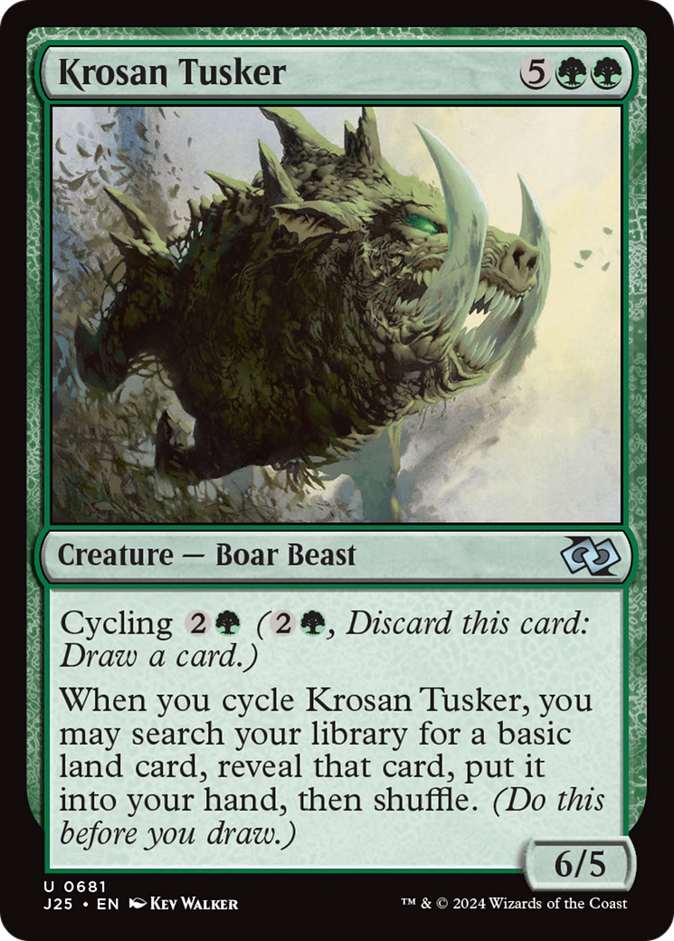 Krosan Tusker [Foundations Jumpstart] | Card Citadel