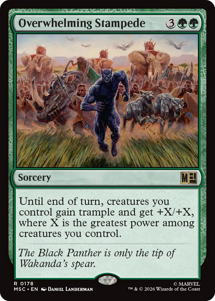 Overwhelming Stampede [Marvel Super Heroes Commander] | Card Citadel