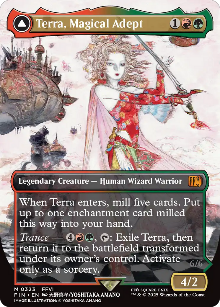 Terra, Magical Adept // Esper Terra (Borderless) [FINAL FANTASY] | Card Citadel