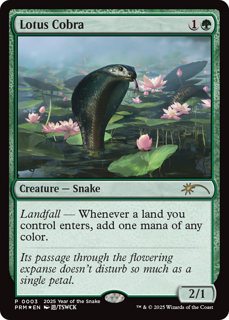 Lotus Cobra (Year of the Snake 2025) [Standard Showdown Promos] | Card Citadel
