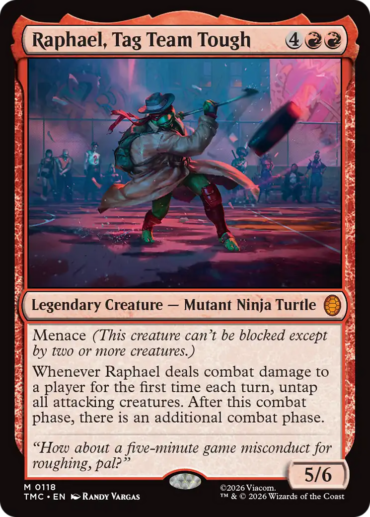 Raphael, Tag Team Tough [Teenage Mutant Ninja Turtles Commander] | Card Citadel