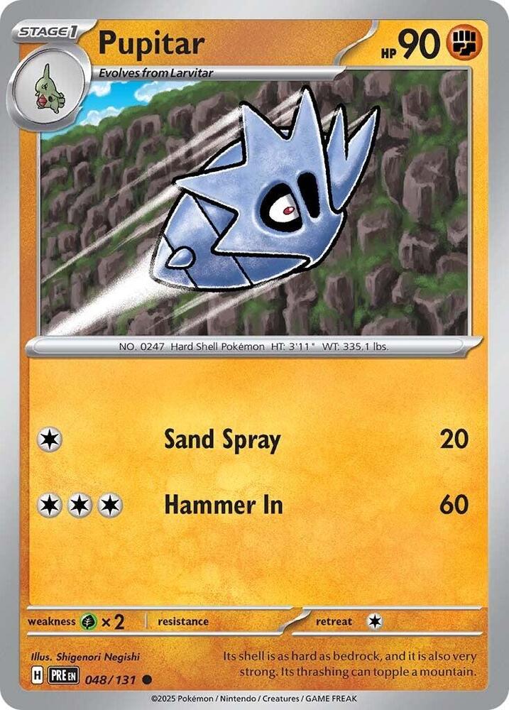 Pupitar (048/131) [Scarlet & Violet: Prismatic Evolutions] | Card Citadel
