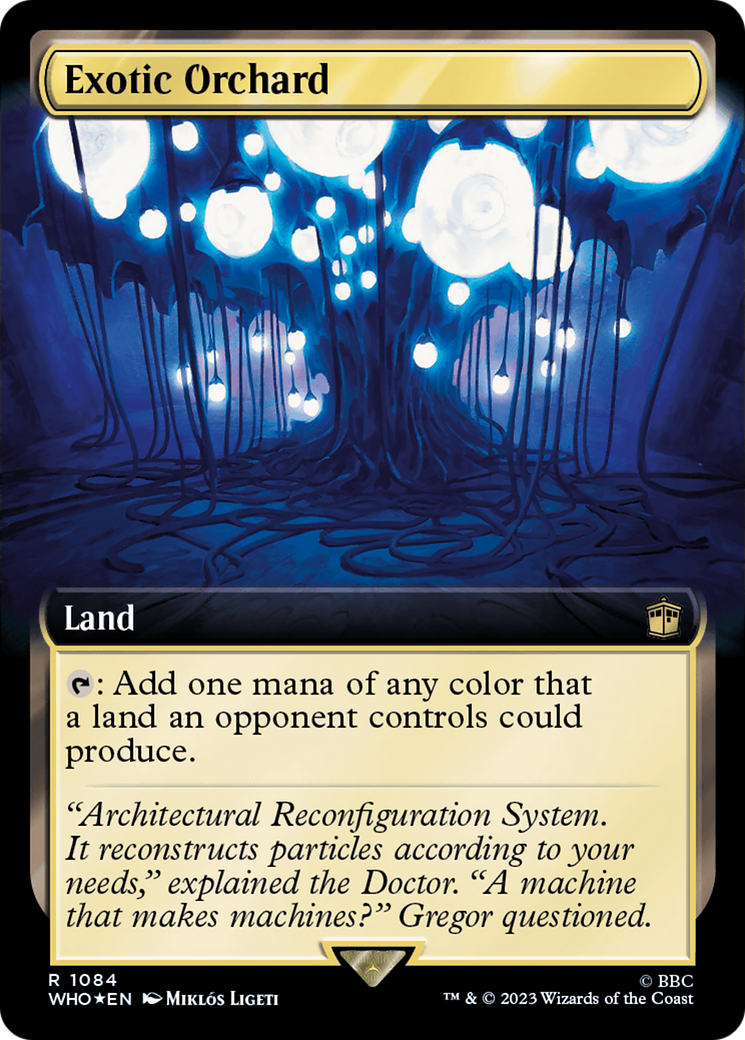 Exotic Orchard (Extended Art) (Surge Foil) [Doctor Who] | Card Citadel