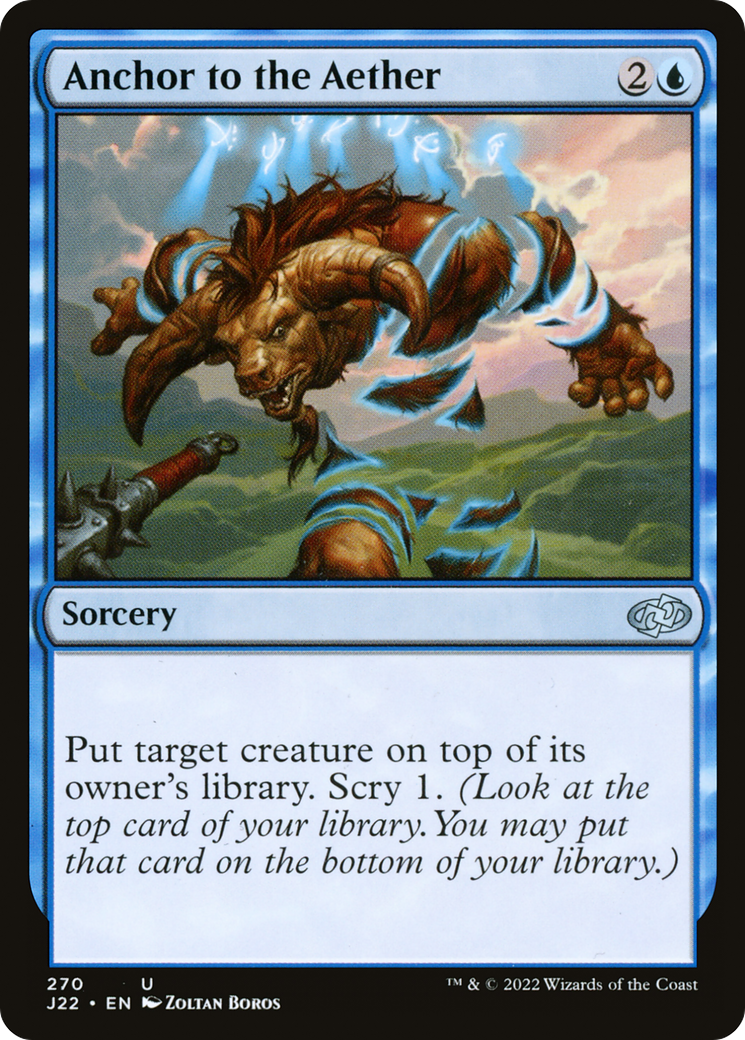Anchor to the Aether [Jumpstart 2022] | Card Citadel