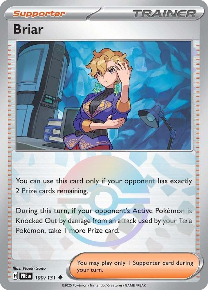 Briar (100/131) (Poke Ball Pattern) [Scarlet & Violet: Prismatic Evolutions] | Card Citadel