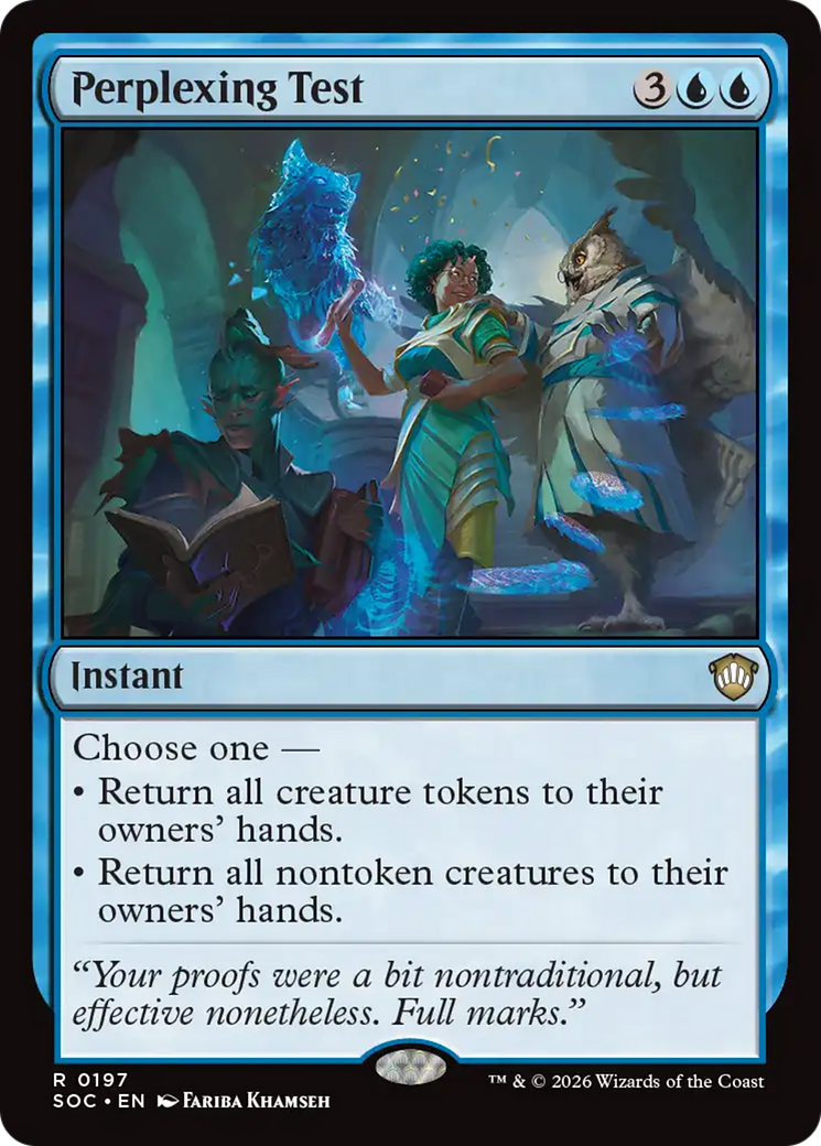 Perplexing Test [Secrets of Strixhaven Commander] | Card Citadel