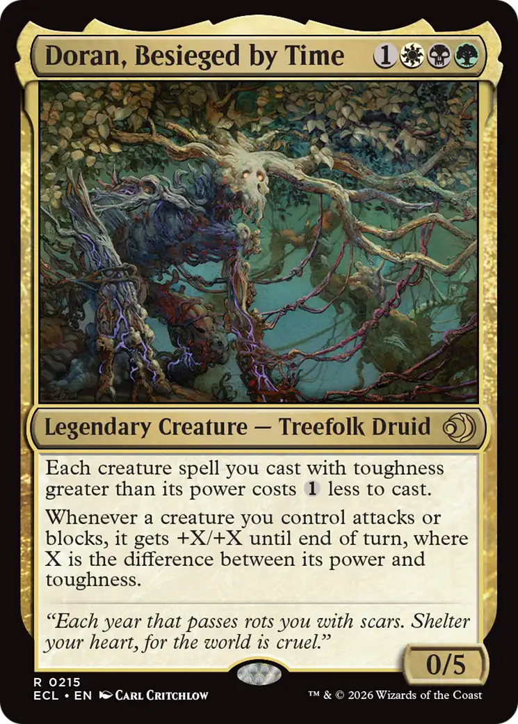 Doran, Besieged by Time [Lorwyn Eclipsed] | Card Citadel