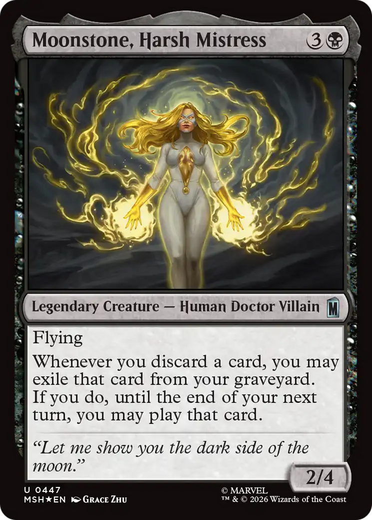Moonstone, Harsh Mistress (Surge Foil) [Marvel Super Heroes] | Card Citadel