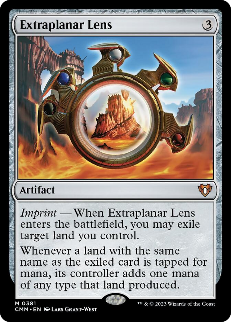 Extraplanar Lens [Commander Masters] | Card Citadel