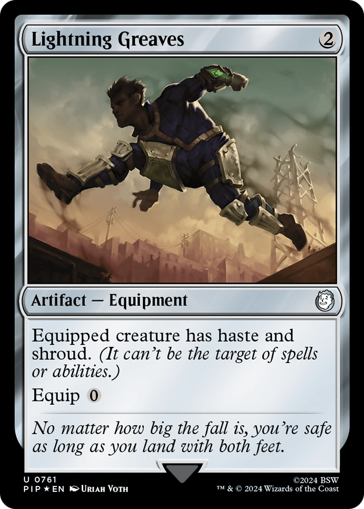 Lightning Greaves (Surge Foil) [Fallout] | Card Citadel