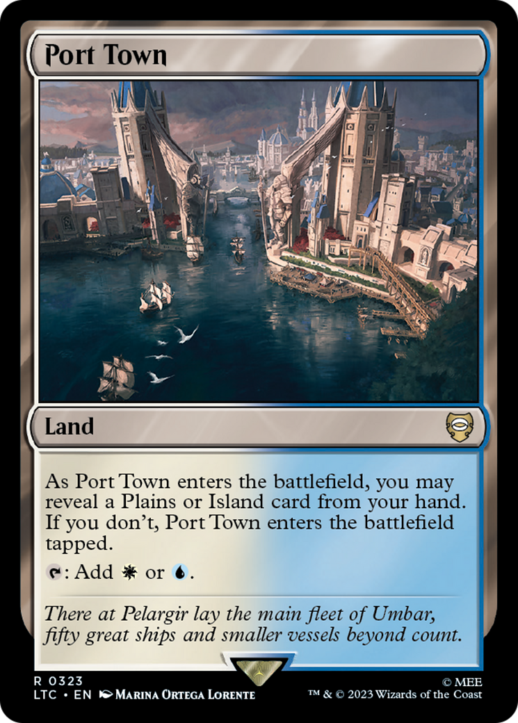 Port Town [The Lord of the Rings: Tales of Middle-Earth Commander] | Card Citadel