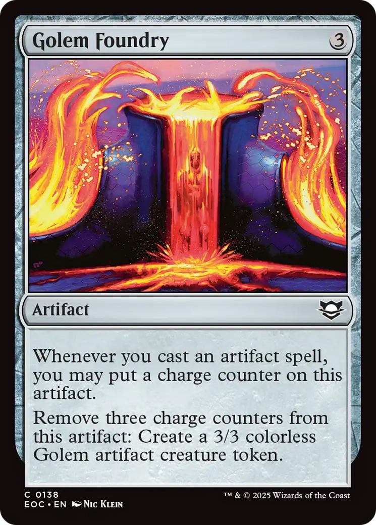 Golem Foundry [Edge of Eternities Commander] | Card Citadel