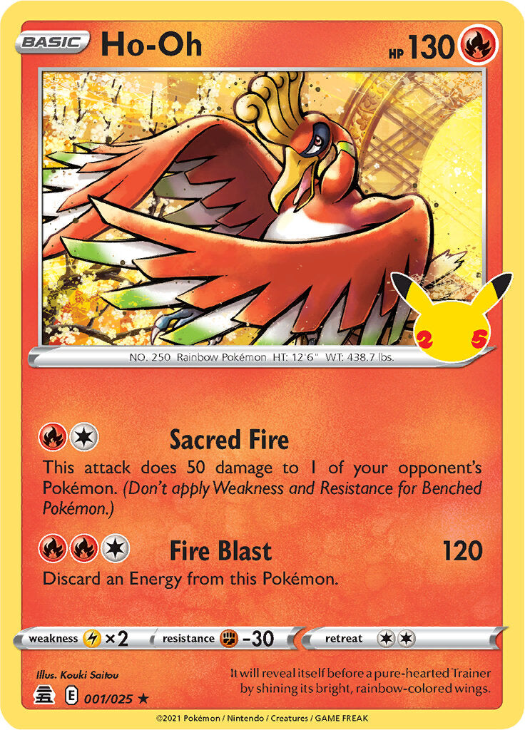 Ho-oh (001/025) [Celebrations: 25th Anniversary] | Card Citadel